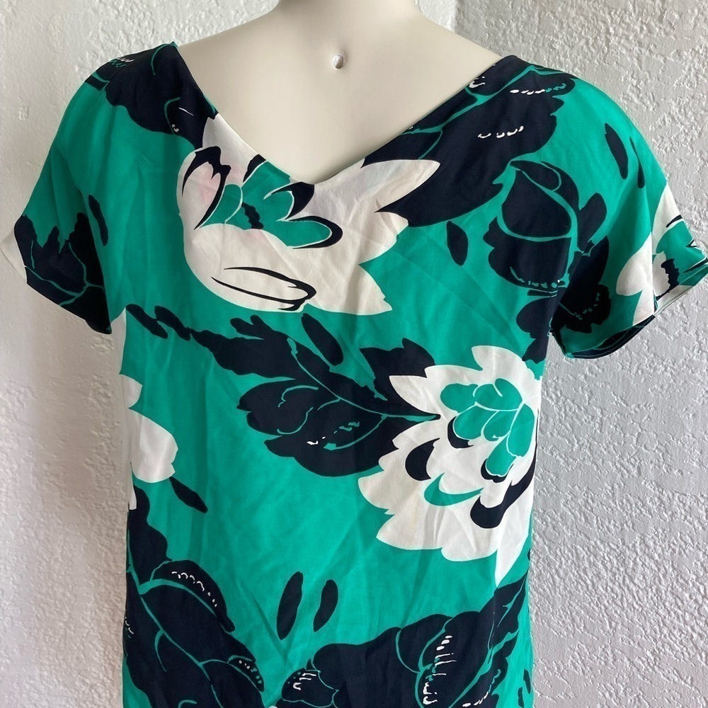MISS O by Oscar de larenta VTG silk blouse . SZ 6 - Picture 8 of 9